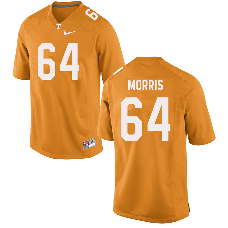Men #64 Wanya Morris Tennessee Volunteers College Football Jerseys Sale-Orange